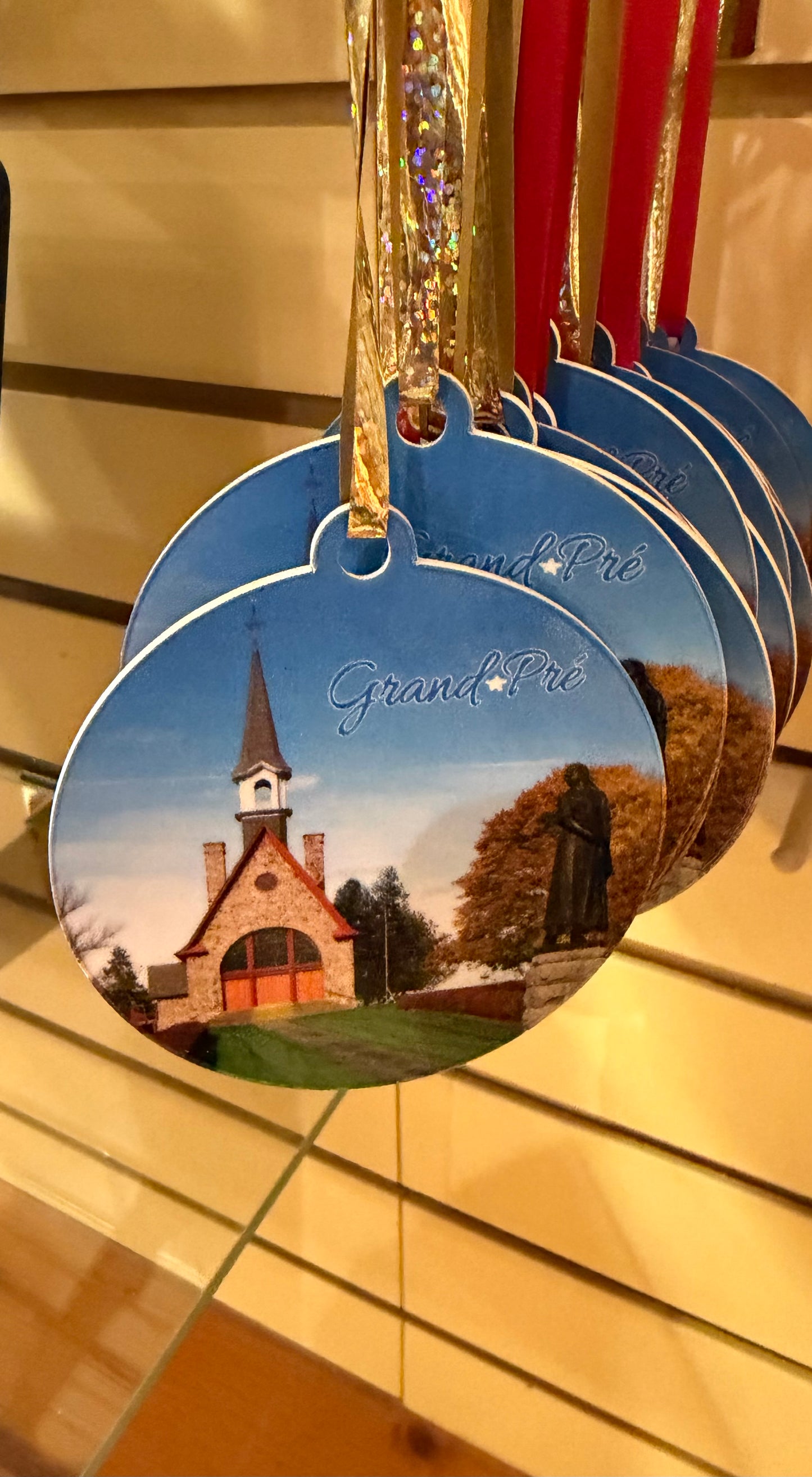 Grand-Pré Double Sided Christmas Ornaments