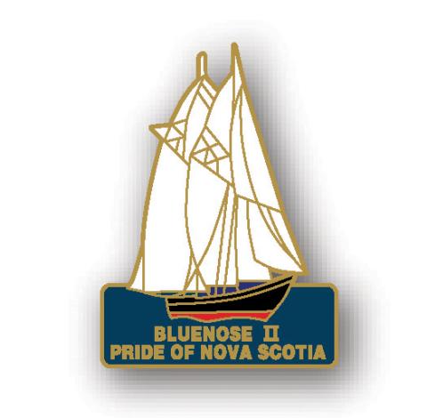 Épinglette : Bluenose II de la Nouvelle-Écosse Pride of NS