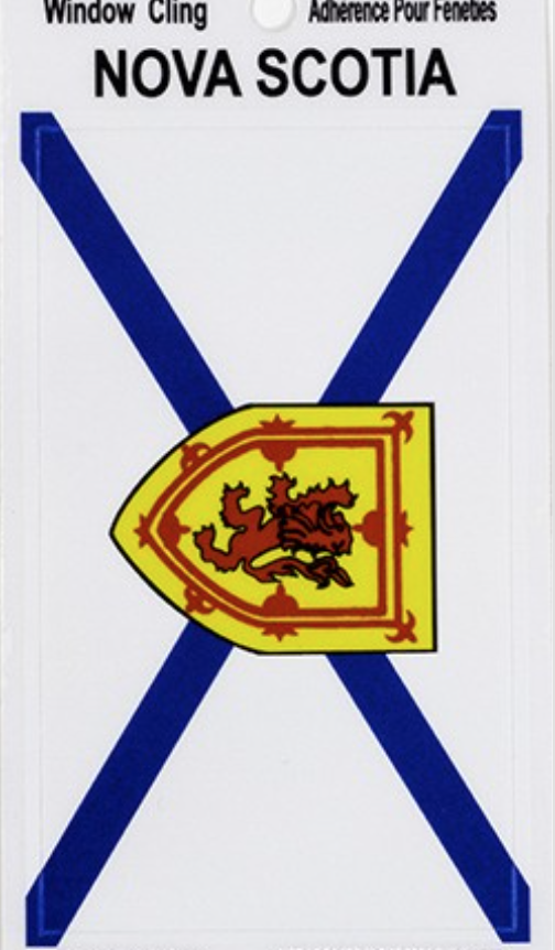 Autocollant pour fenêtre : Drapeau de la Nouvelle-Écosse