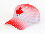 Hat: Canada Two Tone Red Grey Baseball