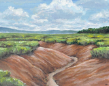 Greeting Card: Low Tide on the Minas Basin by Champ Turner