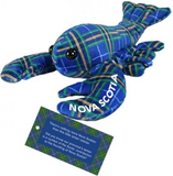 Cuddle Toy: 9" Lobster (Nova Scotia Tartan and Lettering)