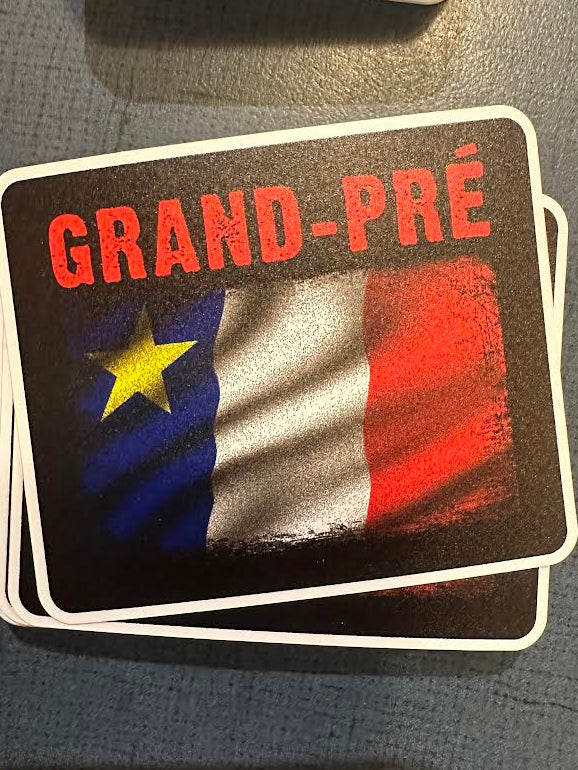 Sticker: Grand-Pré Acadian Flag