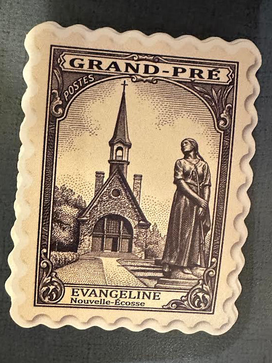 Sticker: Grand-Pré Evangeline Stamp