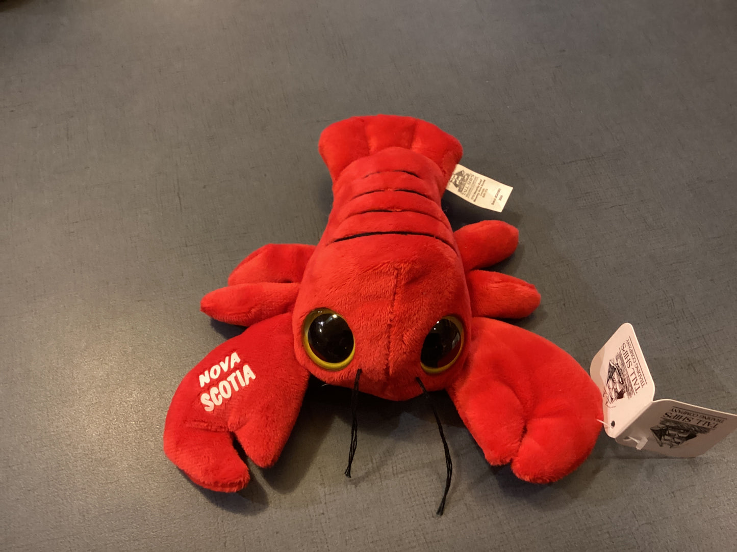 Peluche homard, grands yeux