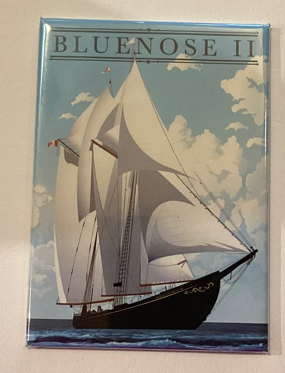 Magnet: Bluenose II watercolour