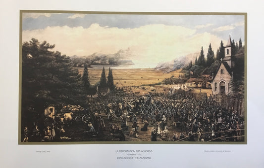 La Déportation des Acadiens Poster