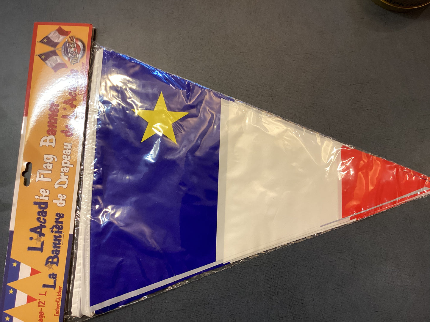 Acadian Flag Banner