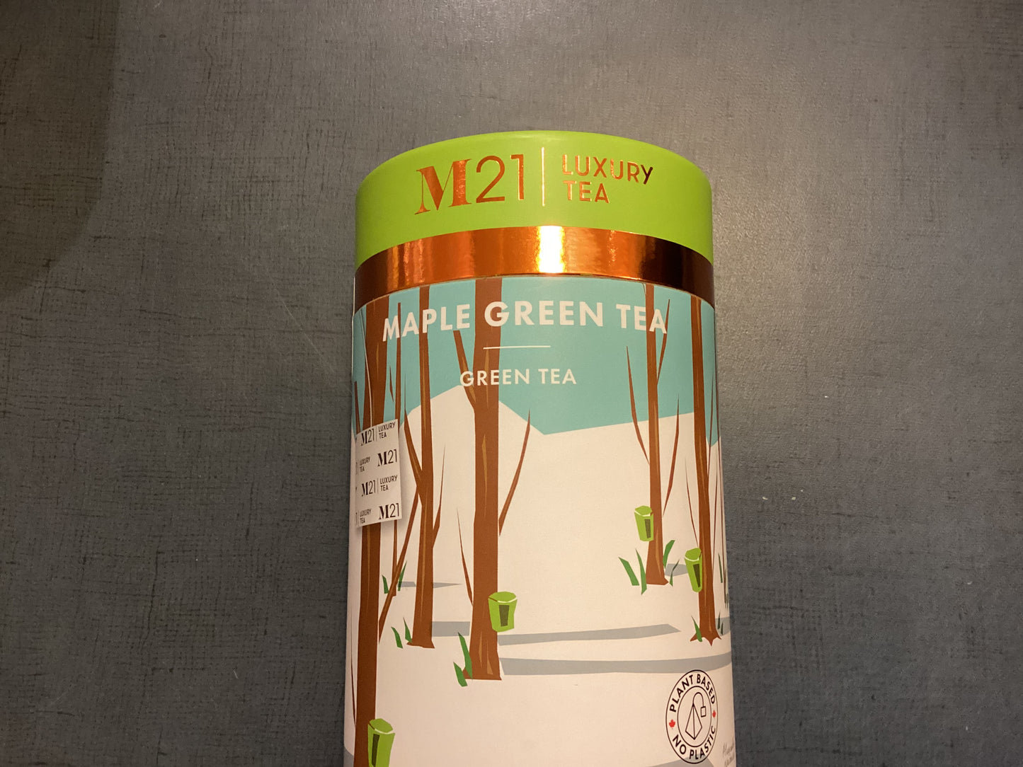 Thé vert à l'érable