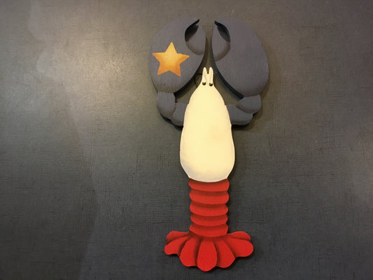 Décoration en bois : Homard Acadien