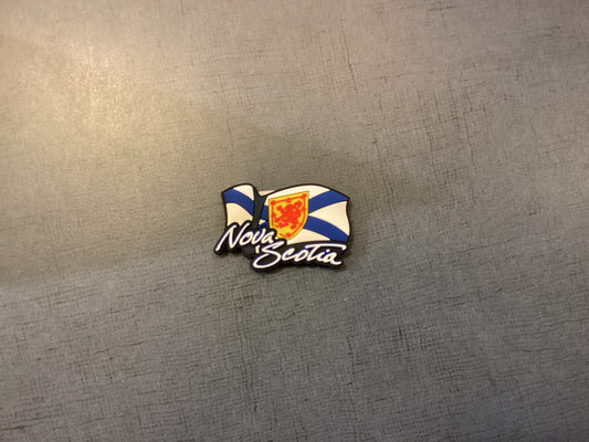 Aimant : Mini drapeau de la Nouvelle-Écosse en caoutchouc
