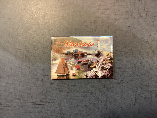 Aimant : Collage de photos de la Nouvelle-Écosse