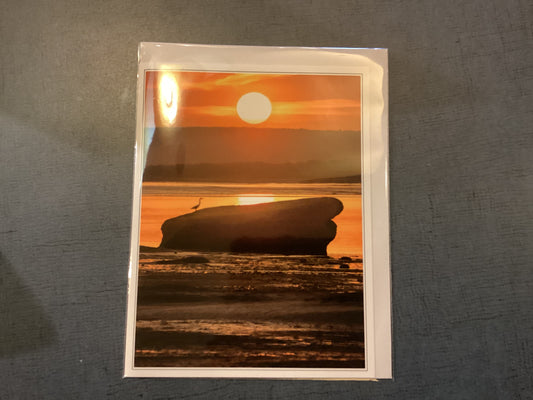 Greeting Card: Evangeline Beach at Rest