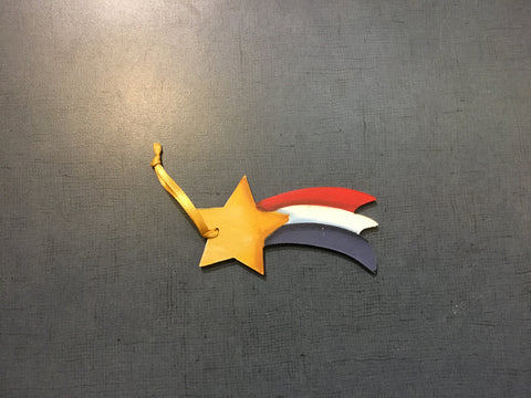 Wooden Decoration: Acadian Shooting Star Ornament