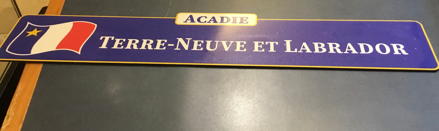 Plaques provinciales