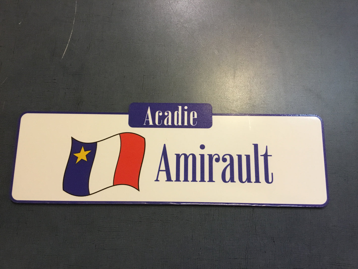 Plaques : Noms de famille acadiens