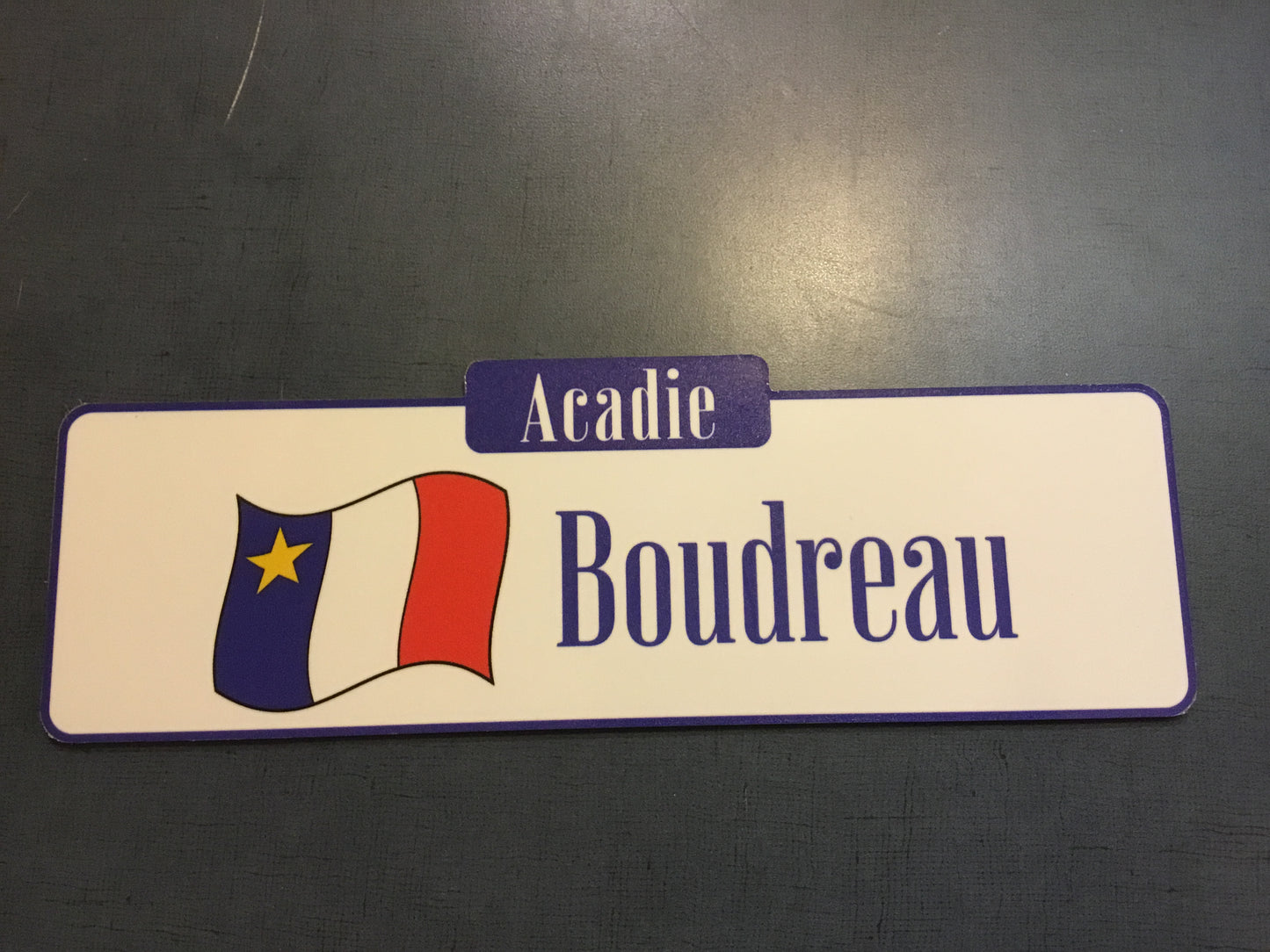Plaques : Noms de famille acadiens