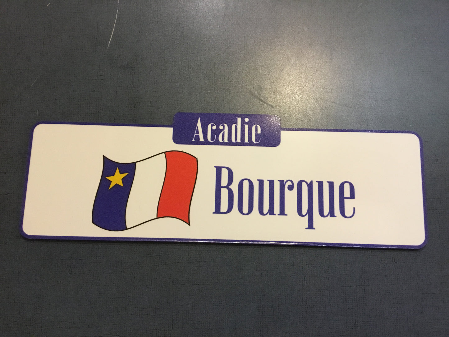 Plaques : Noms de famille acadiens