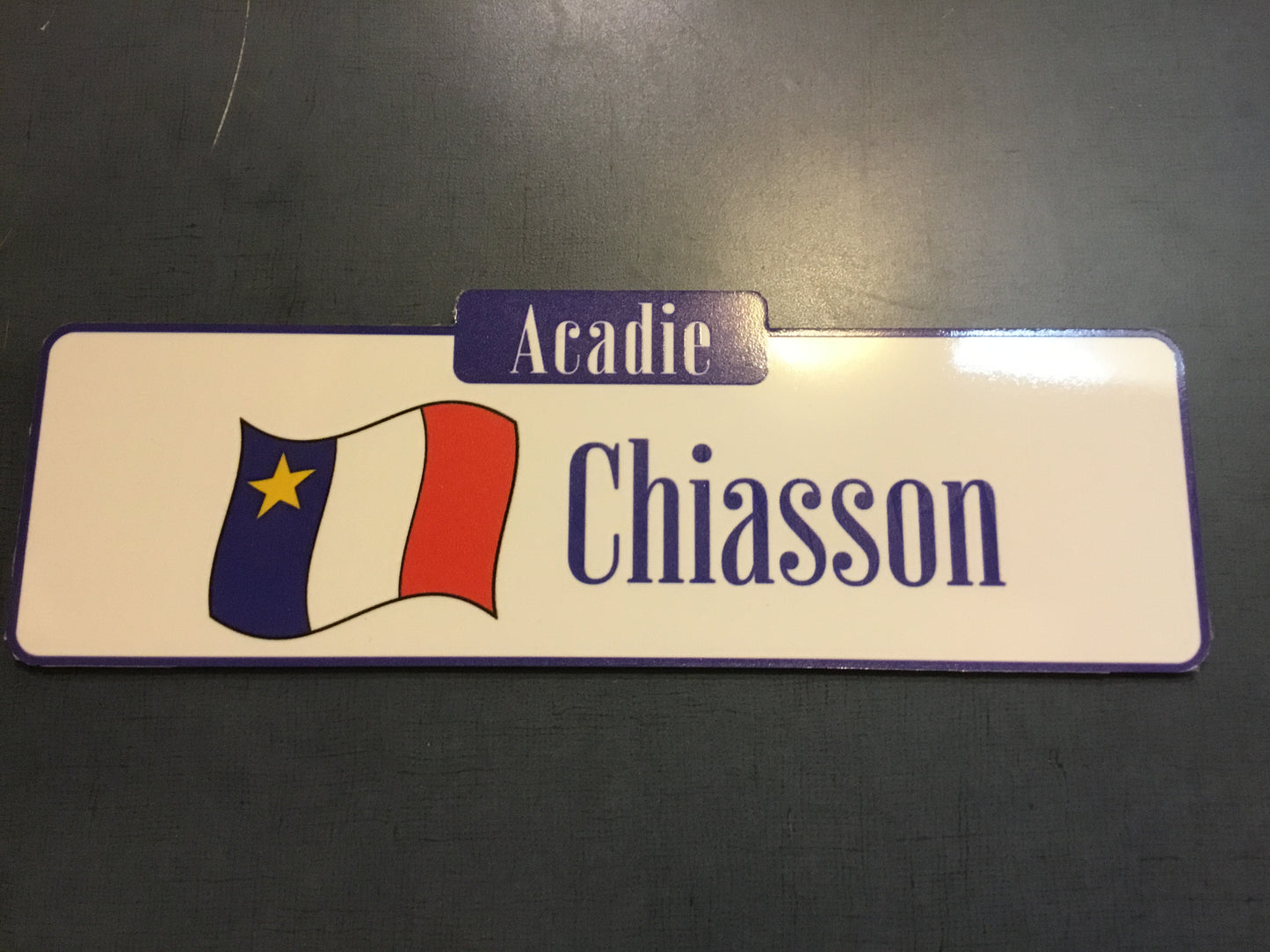 Plaques : Noms de famille acadiens