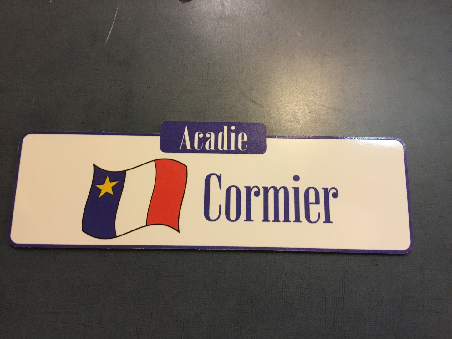 Plaques : Noms de famille acadiens