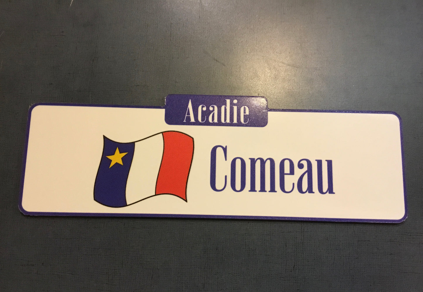 Plaques : Noms de famille acadiens