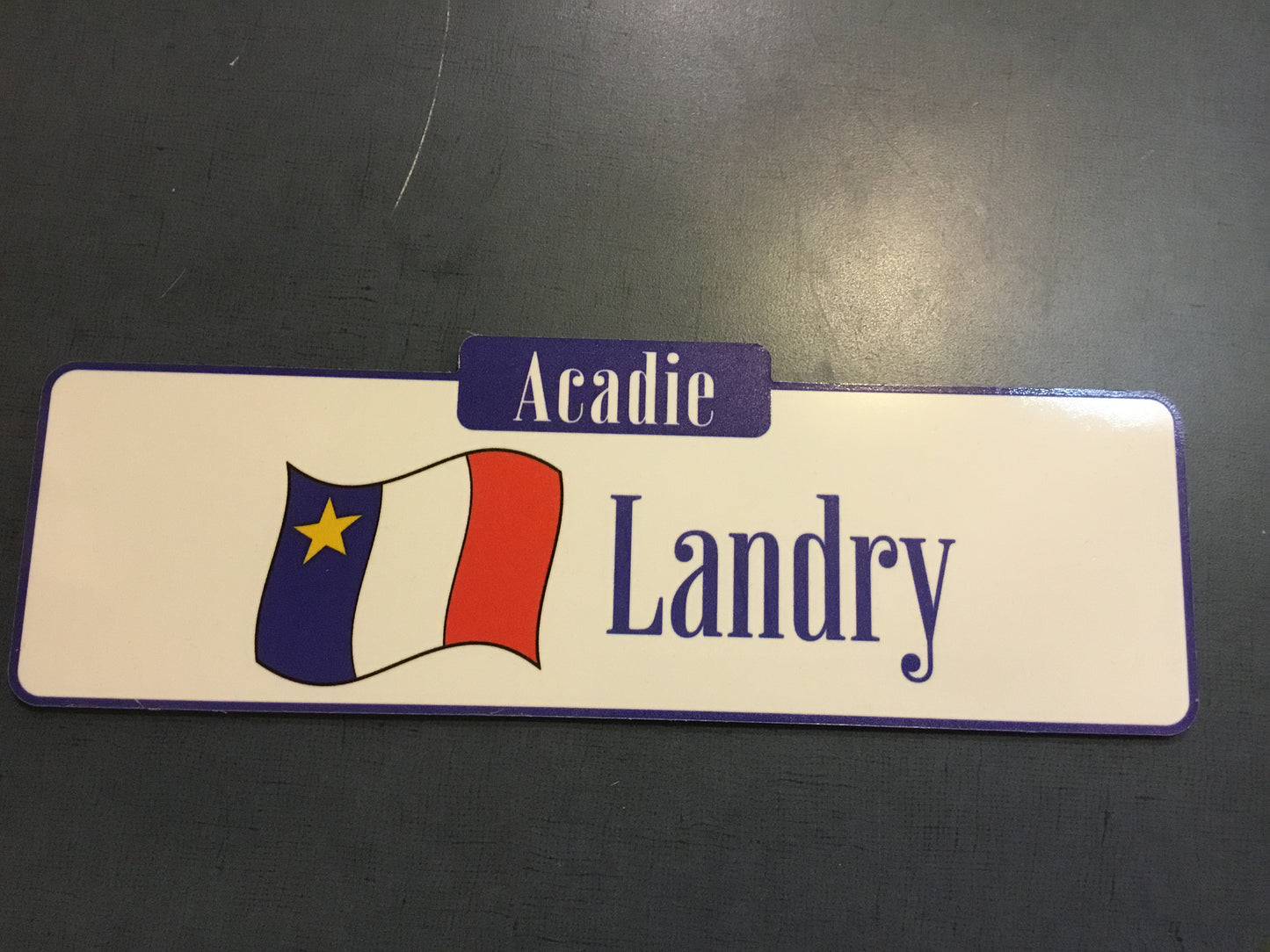 Plaques : Noms de famille acadiens