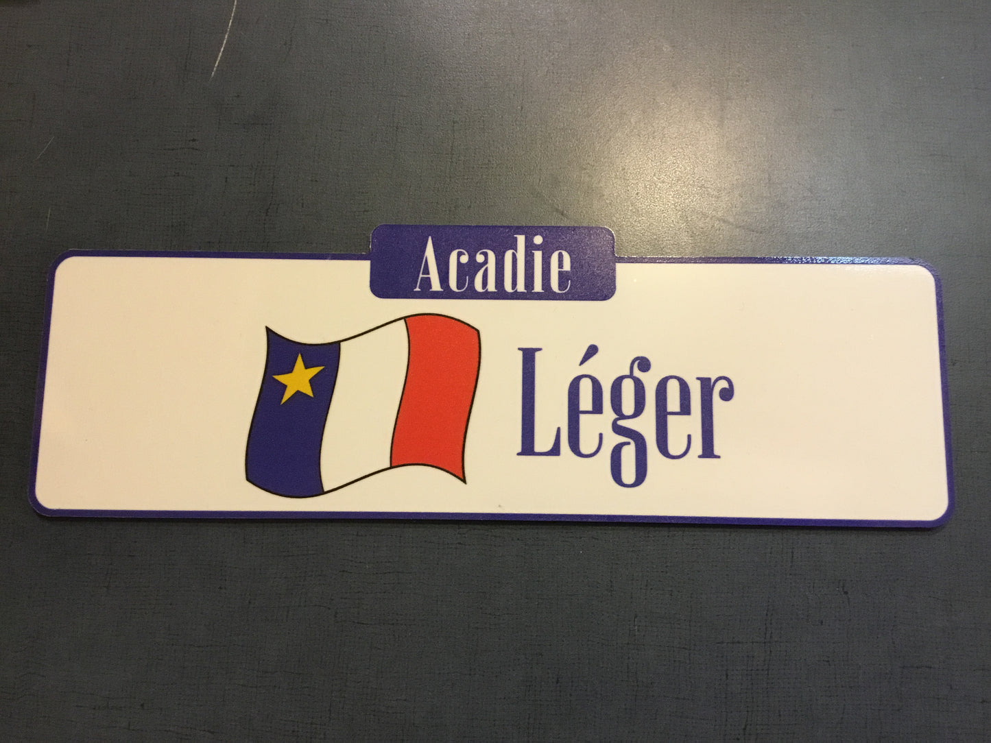 Plaques : Noms de famille acadiens