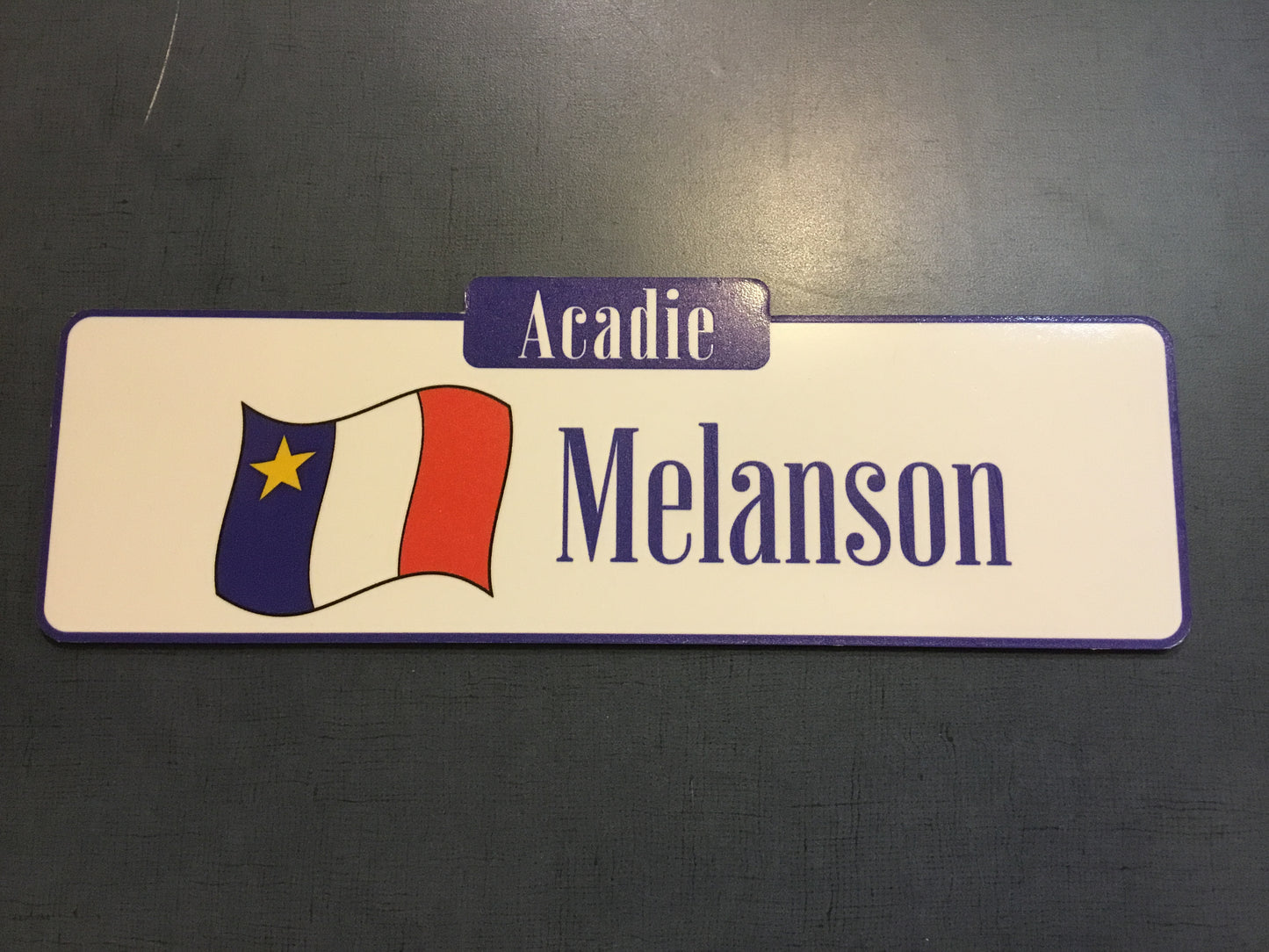 Plaques : Noms de famille acadiens