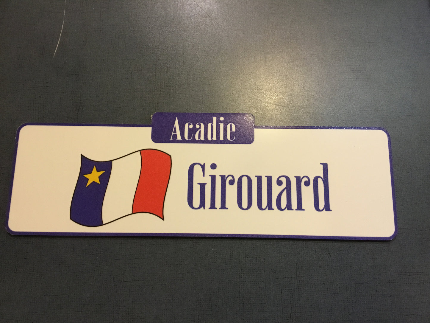 Plaques : Noms de famille acadiens