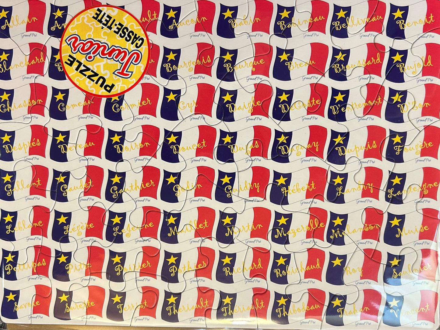 Puzzle de noms acadiens