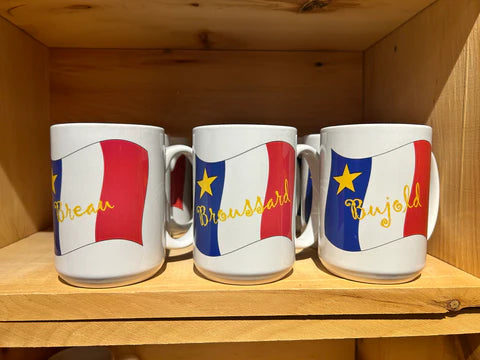 Mug: Acadian Family Names M-V