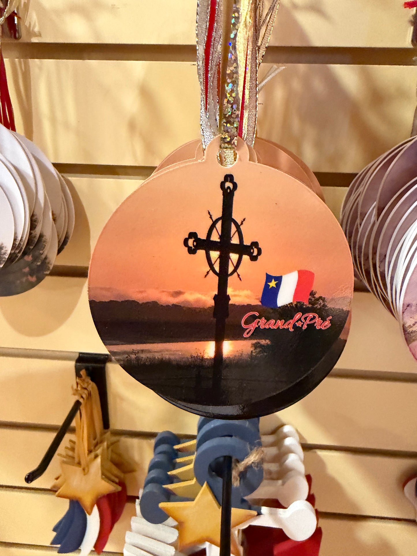 Grand-Pré Double Sided Christmas Ornaments