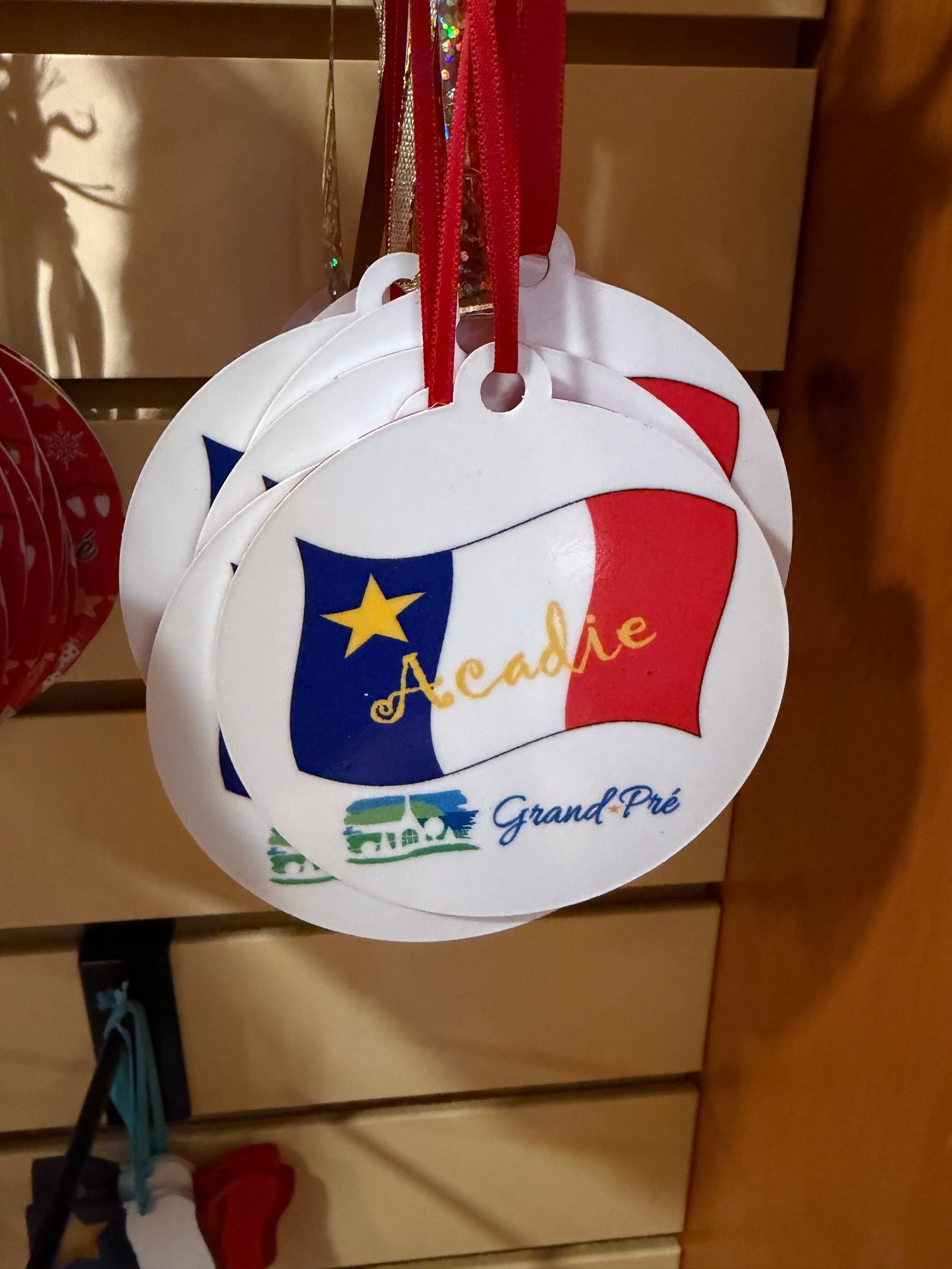 Grand-Pré Double Sided Christmas Ornaments