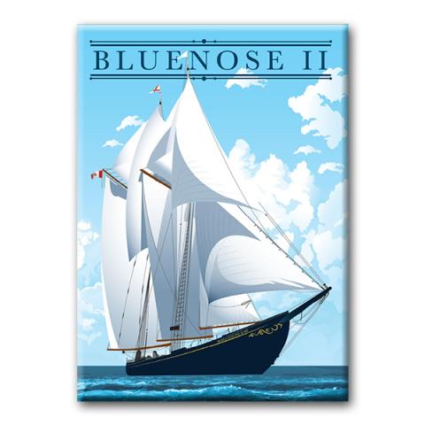 Aimant : Aquarelle Bluenose II