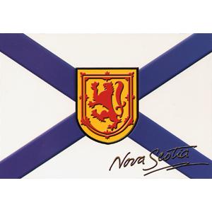Postcard: Nova Scotia Flag