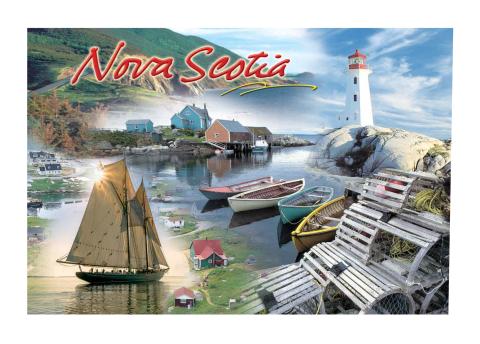 Postcard: 5x7 Calendar Collage of NS