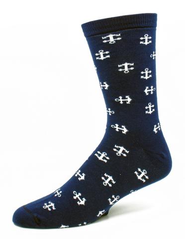 Blue Anchor Socks