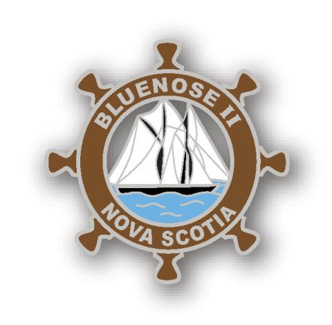 Épinglette : Roue du navire Bluenose II de la Nouvelle-Écosse