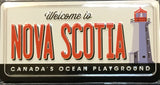 Magnet: Nova Scotia License Plate Peggy's Cove