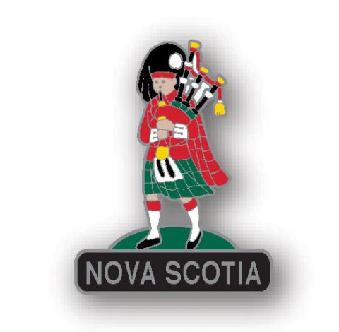 Lapel Pin: Nova Scotia Piper