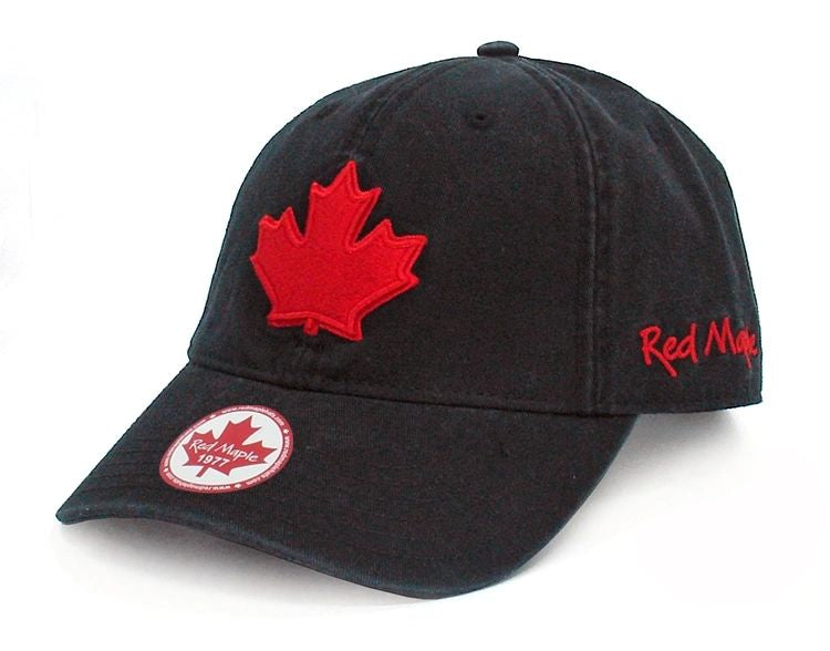Hat: Dyed Black w/3D Leaf