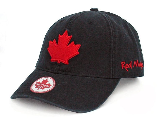 Hat: Dyed Black w/3D Leaf