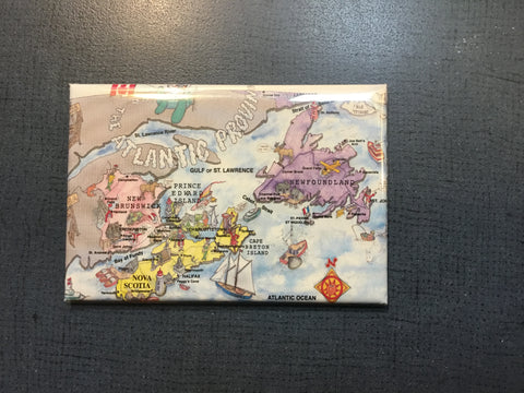 Magnet: Map of the Atlantic Provinces
