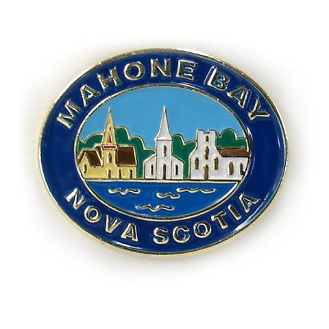 Lapel Pin: Mahone Bay, Nova Scotia
