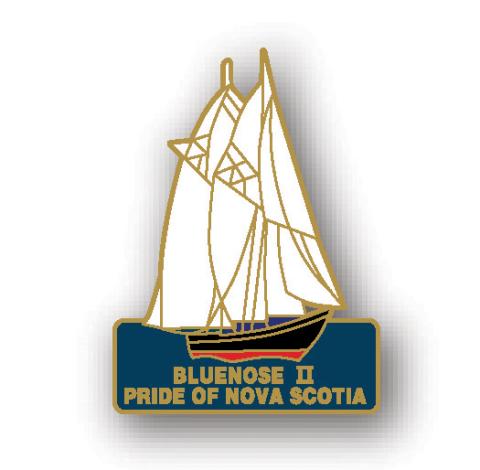 Lapel Pin: Nova Scotia Bluenose II Pride of NS