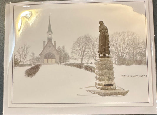 Greeting Card: Grand Pré under Falling Flakes