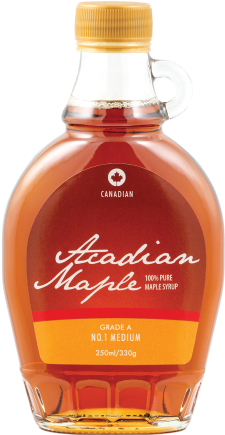 Maple Syrup: 250ml Grade A Amber Bottle