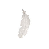 Charm: Feather Hand Crafted Pewter