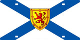 License Plate: Nova Scotia Flag