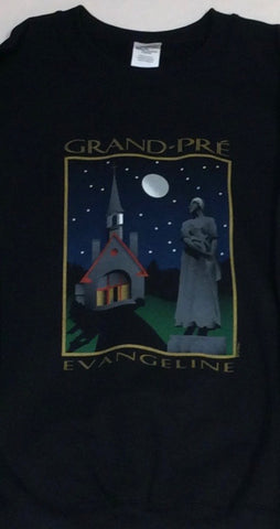 T-Shirt: Unisex Grand-Pré Nightfall long sleeves